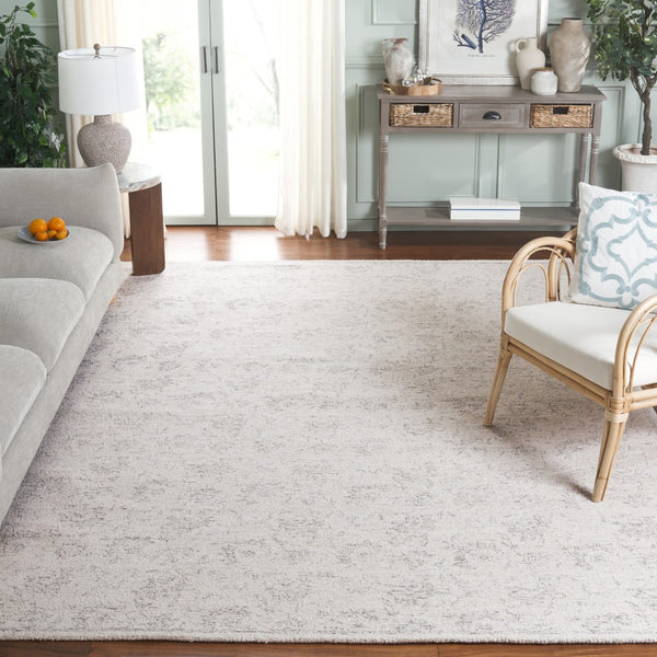 Safavieh Ebony Hand-tufted Area Rug - Luxurious Wool-cotton Blend For Chic Home Décor And Comfort Grey ,Beige 80% Wool,20% Cotton Ebn928f-6