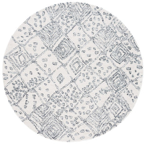 Safavieh Ebony Area Rug - Luxurious Hand-tufted Wool Blend In Modern Design For Elegant Home Decor Upgrade Ivory ,Grey 80% Wool,20% Cotton Ebn929a-3