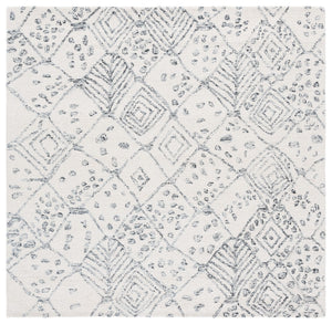 Safavieh Ebony Area Rug - Luxurious Hand-tufted Wool Blend In Modern Design For Elegant Home Decor Upgrade Ivory ,Grey 80% Wool,20% Cotton Ebn929a-3