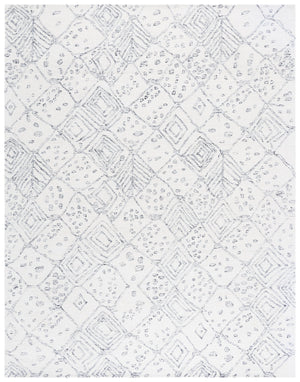 Safavieh Ebony Hand-tufted Runner Rug - Luxurious Wool & Cotton Blend, Modern Ivory And Grey Design, India Ivory ,Grey 80% Wool,20% Cotton Ebn929a-8