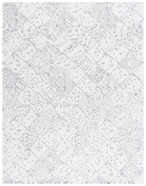 Safavieh Ebony Area Rug - Luxurious Hand-tufted Wool Blend In Modern Design For Elegant Home Decor Upgrade Ivory ,Grey 80% Wool,20% Cotton Ebn929a-3