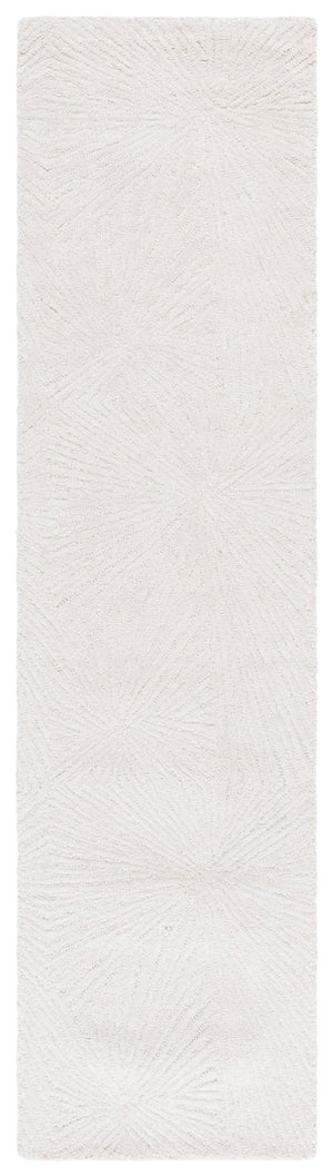 Safavieh Ebony Elegant Hand-tufted Area Rug With Subtle Geometric Pattern For A Modern Home Aesthetic Ivory 80% Wool,20% Cotton Ebn930a-29