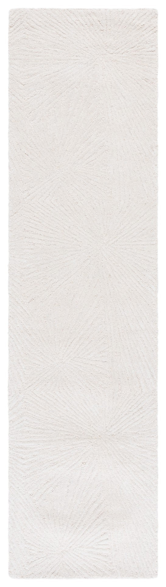 Safavieh Ebony Hand-tufted Area Rug - Luxurious Wool & Cotton Blend With Starburst Motifs For Modern Elegance Ivory 80% Wool,20% Cotton Ebn930a-3