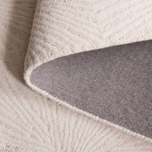 Safavieh Ebony Hand-tufted Area Rug - Luxurious Wool & Cotton Blend With Starburst Motifs For Modern Elegance Ivory 80% Wool,20% Cotton Ebn930a-3