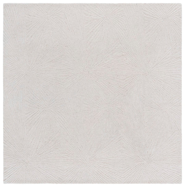 Safavieh Ebony Hand-tufted Area Rug - Luxurious Wool & Cotton Blend With Starburst Motifs For Modern Elegance Ivory 80% Wool,20% Cotton Ebn930a-3