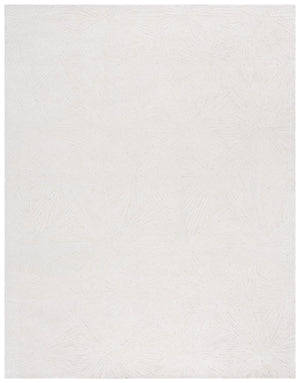 Safavieh Ebony Elegant Hand-tufted Area Rug With Subtle Geometric Pattern For A Modern Home Aesthetic Ivory 80% Wool,20% Cotton Ebn930a-8