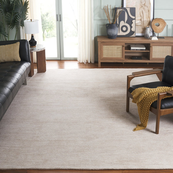 Safavieh Ebony Hand-tufted Wool-cotton Area Rug - Luxurious Medium Pile For Comfort And Style In Any Space Beige ,Ivory 80% Wool 20% Cotton Ebn950b-8