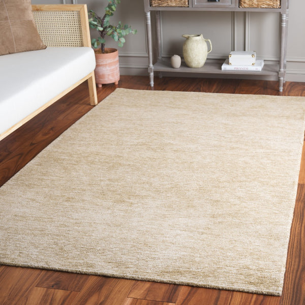 Safavieh Ebony Hand-tufted Area Rug - Elegant Wool-cotton Blend For Modern And Classic Home Decor Spaces Gold ,Ivory 80% Wool 20% Cotton Ebn950d-3