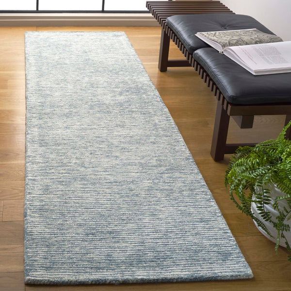 Safavieh Ebony Hand-tufted Area Rug - Elegant Wool-cotton Blend For Modern And Classic Home Decor Spaces Blue ,Ivory 80% Wool 20% Cotton Ebn950m-6