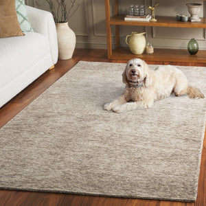 Safavieh Ebony Hand-tufted Area Rug - Elegant Wool-cotton Blend For Modern And Classic Home Decor Spaces Brown ,Ivory 80% Wool 20% Cotton Ebn950t-6