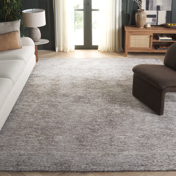 Safavieh Ebony Hand-tufted Wool-cotton Area Rug - Luxurious Medium Pile For Comfort And Style In Any Space Brown ,Ivory 80% Wool 20% Cotton Ebn950t-8