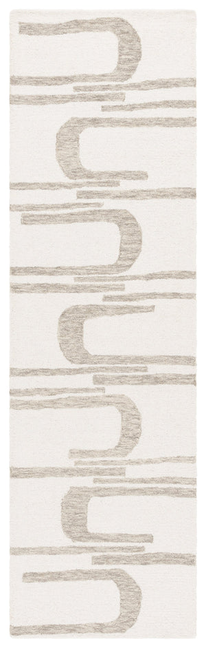 Safavieh Ebony Handcrafted Runner Area Rug - Luxurious Wool And Cotton Blend For Elegant Home Décor Ivory ,Green 80% Wool 20% Cotton Ebn951y-28