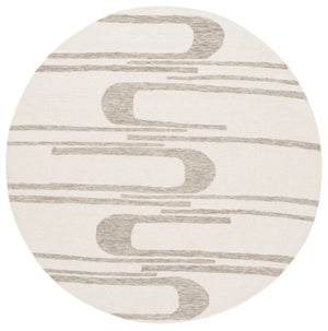 Safavieh Ebony Hand-tufted Area Rug - Elegant Indian Craftsmanship Blending Comfort And Timeless Style Ivory ,Green 80% Wool 20% Cotton Ebn951y-6