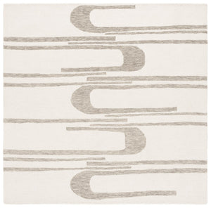 Safavieh Ebony Hand-tufted Area Rug - Elegant Indian Craftsmanship Blending Comfort And Timeless Style Ivory ,Green 80% Wool 20% Cotton Ebn951y-6