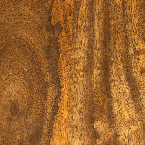 Rowena Interiors Waterfall Edge Solid Mango Wood Coffee Table Sculptural Grain Living Room Accent Natural EC1718