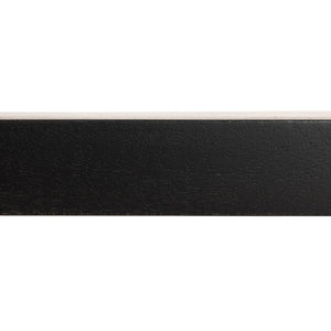 Rowena Interiors Waterfall Edge Solid Mango Wood Coffee Table Sculptural Grain Living Room Accent Black EC1721