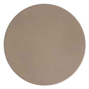 Rowena Interiors Stacked Disc Metal Side Table Sculptural Geometric Form for Modern Living Spaces Beige EC1925