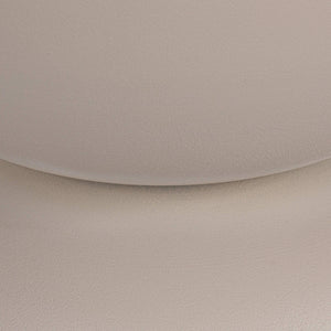 Rowena Interiors Stacked Orb Metal Side Table Sculptural Matte Finish for Living Room or Bedroom Beige EC1927
