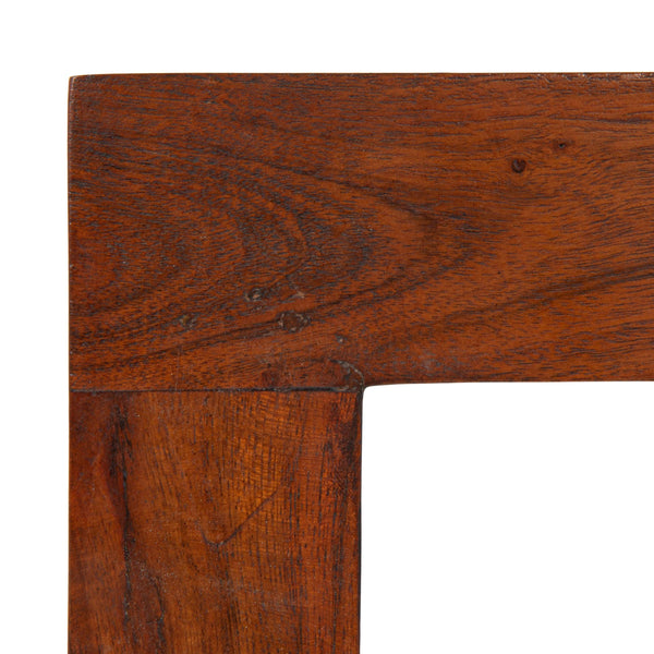 Rowena Interiors Acacia Wood Arm Dining Chair Boucle Upholstered Seat Natural Grain Farmhouse Modern EC1968