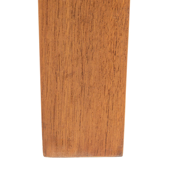 Rowena Interiors Square Solid Teak Marble Dining Table Seats Four Farmhouse Style Compact Nook Walnut Finish EC1986