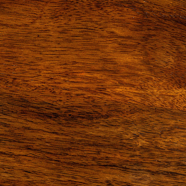 Rowena Interiors Round Mango Wood Coffee Table with Bobbin Turned Legs Walnut Finish Boho Living Room EC1992