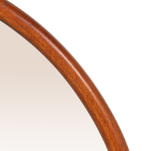 Rowena Interiors Organic Rubberwood Wall Mirror with Sculptural Silhouette for Modern Farmhouse Decor EC2112