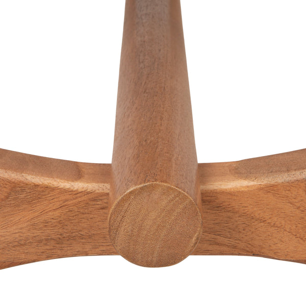 Rowena Interiors Mango Wood Rectangular Dining Table Wishbone Base Seats Six Farmhouse Scandinavian EC2239