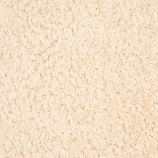 Rowena Interiors Boucle Accent Chair Cream Textured Upholstery Solid Wood Base for Modern Interiors EC2248