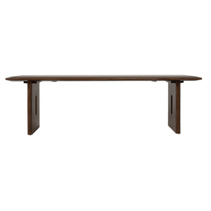 Rowena Interiors Acacia Solid Wood Slab Bench Natural Grain Farmhouse Entryway or Bedroom Accent EC2286