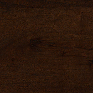 Rowena Interiors Acacia Solid Wood Dining Table Seats Six with Sculptural Slab Leg Base EC2287