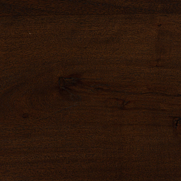 Rowena Interiors Acacia Solid Wood Dining Table Seats Six with Sculptural Slab Leg Base EC2287