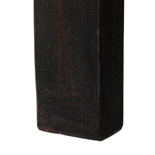 Rowena Interiors Reclaimed Wood Sliding Glass Door Cabinet Tall Narrow Storage for Living Room Loft EC2292