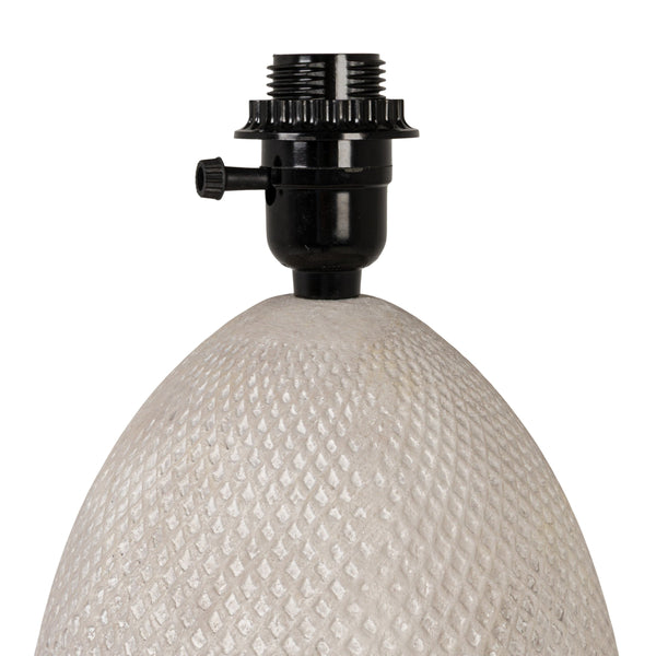 Rowena Interiors 43.75 Inch Artisan Stoneware Base Floor Lamp with Natural Linen Drum Shade for Modern Interiors EC2297