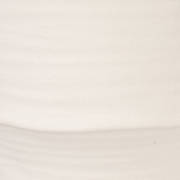 Rowena Interiors 19.75 Inch Handcrafted Stoneware Table Lamp with Linen Drum Shade for Coastal Farmhouse EC2298