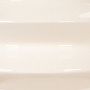 Rowena Interiors 31.5 Inch Handcrafted Stoneware Table Lamp with Ribbed Base and Natural Linen Shade EC2305