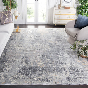 Safavieh Eclipse Modern Abstract Area Rug - Luxurious Turkish Craftsmanship In Elegant Neutral Hues Cream ,Grey 80% Viscose,20% Acrylic Ecl123a-310