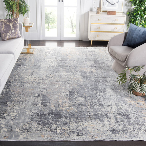 Safavieh Eclipse Modern Abstract Area Rug - Luxurious Turkish Craftsmanship In Elegant Neutral Hues Cream ,Grey 80% Viscose,20% Acrylic Ecl123a-310