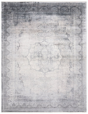 Safavieh Eclipse Runner Rug - Elegant Grey And Cream Design For Timeless Style And Cozy Living Spaces Grey ,Cream 80% Viscose,20% Acrylic Ecl124f-9