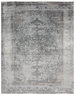 Safavieh Eclipse Runner Rug - Elegant Grey And Cream Design For Timeless Style And Cozy Living Spaces Grey ,Dark Grey 80% Viscose,20% Acrylic Ecl124g-913