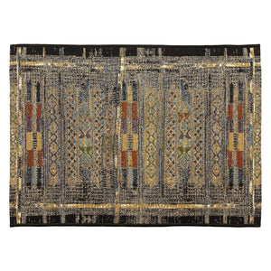 Trans Ocean Liora Manne Esencia Tribal Stripe Indoor/Outdoor Mat - Vibrant Southwestern Design For Any Space Black Polypropylene,Polyester Ecn23805748