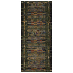 Trans Ocean Liora Manne Esencia Tribal Stripe Indoor/Outdoor Mat - Vibrant Southwestern Design For Any Space Green Polypropylene,Polyester Ecnr5805706