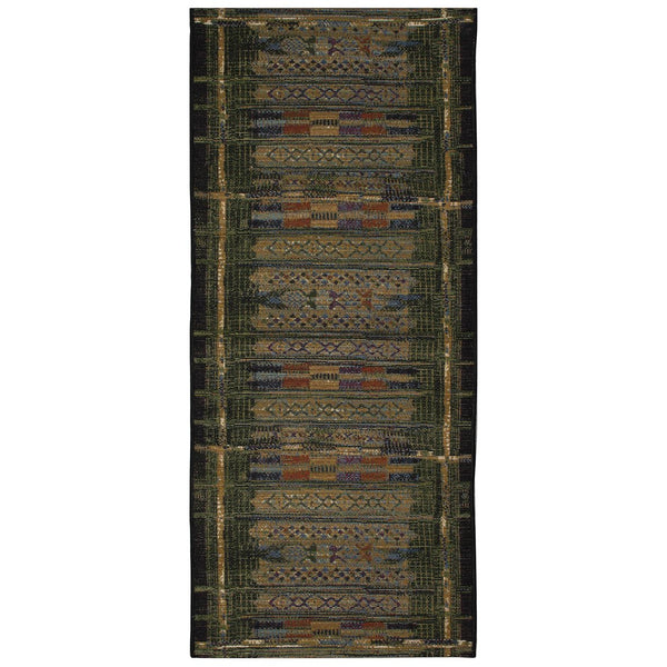 Trans Ocean Liora Manne Esencia Tribal Stripe Indoor/Outdoor Mat - Vibrant Southwestern Design For Any Space Green Polypropylene,Polyester Ecnr5805706