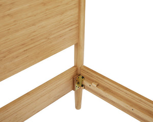 Greenington Ria Solid Moso Bamboo Platform Bed Eco Friendly Frame with Ventilated Slat Support Caramelized ECO016CA