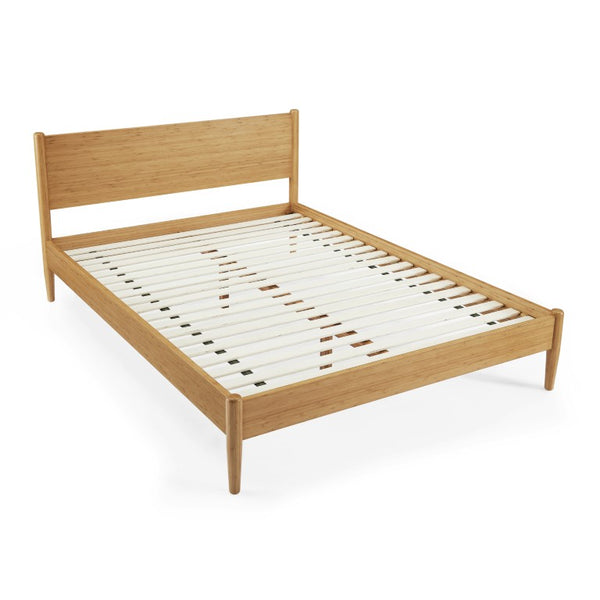 Greenington Ria Solid Moso Bamboo Platform Bed Eco Friendly Frame with Ventilated Slat Support Caramelized ECO016CA