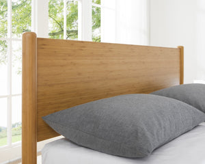 Greenington Ria Solid Moso Bamboo Platform Bed Eco Friendly Frame with Ventilated Slat Support Caramelized ECO016CA