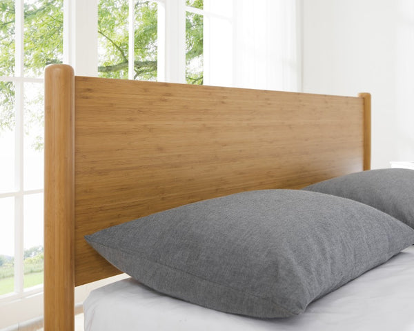 Greenington Ria Solid Moso Bamboo Platform Bed Eco Friendly Frame with Ventilated Slat Support Caramelized ECO016CA