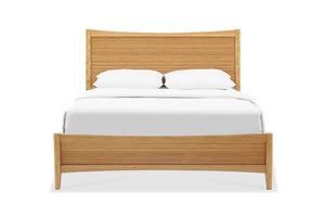 Greenington Willow Queen Platform Bed Solid Bamboo Low Profile Modern Bedroom Frame Caramelized ECO01CA