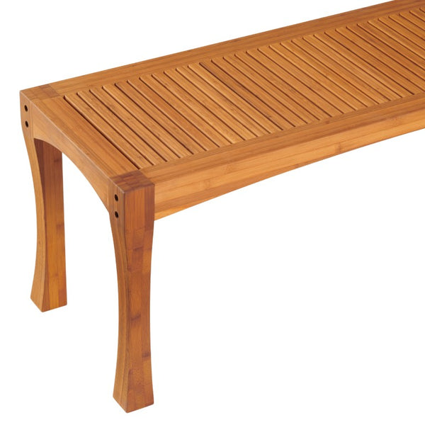 Greenington Newport Solid Moso Bamboo Outdoor Bench Eco Friendly Patio Garden Seating ECO031