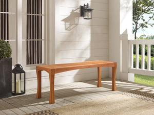 Greenington Newport Solid Moso Bamboo Outdoor Bench Eco Friendly Patio Garden Seating ECO031