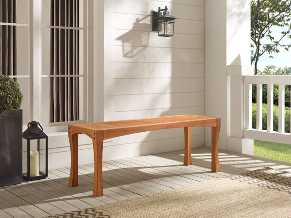 Greenington Newport Solid Moso Bamboo Outdoor Bench Eco Friendly Patio Garden Seating ECO031